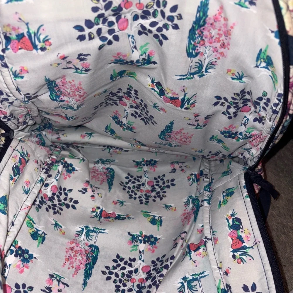 Vera Bradley Multicolor Floral Backpack - Picture 4 of 5